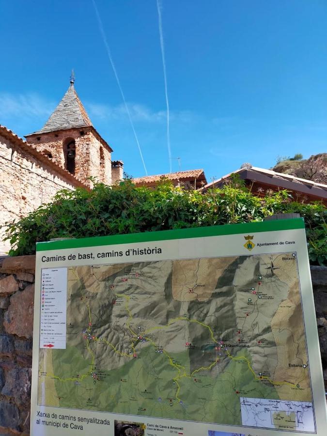Вилла Cal Ferrer Habitatge Rural Cava Экстерьер фото
